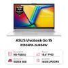 Ảnh của Laptop Asus Vivobook Go 15 E1504FA-NJ454W (Ryzen 5 7520U | 16GB | 512GB | 15.6 inch FHD | AMD Radeon Graphics | Win 11 | Bạc)