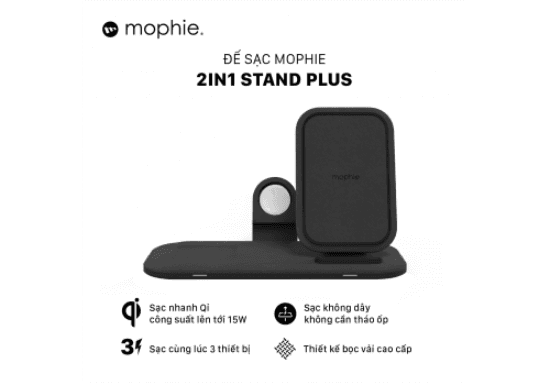 Picture of Đế sạc Mophie 2in1 StandPlus
